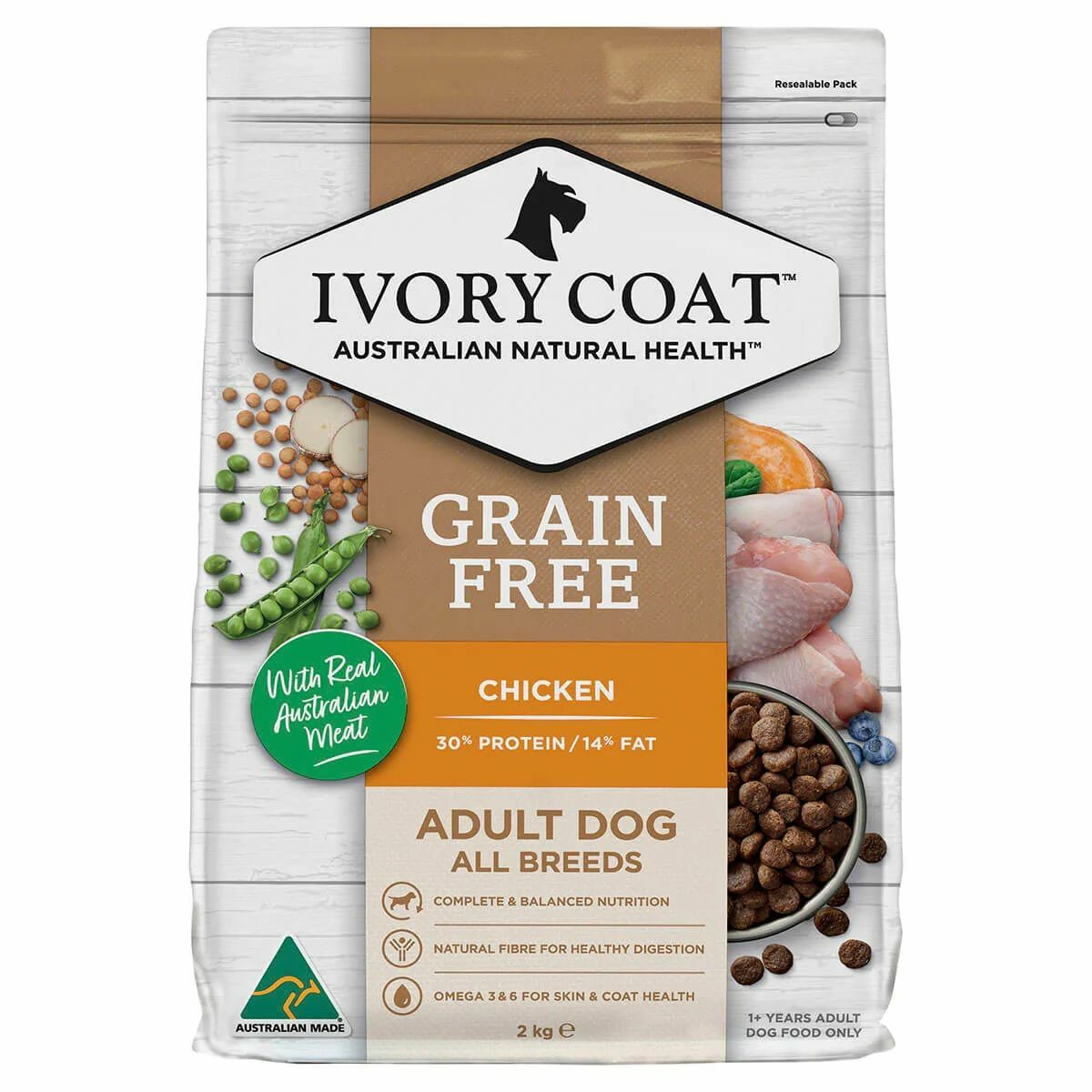 Ivory Coat - 雞肉亞麻籽成犬配方 2KG / 13KG [犬用]