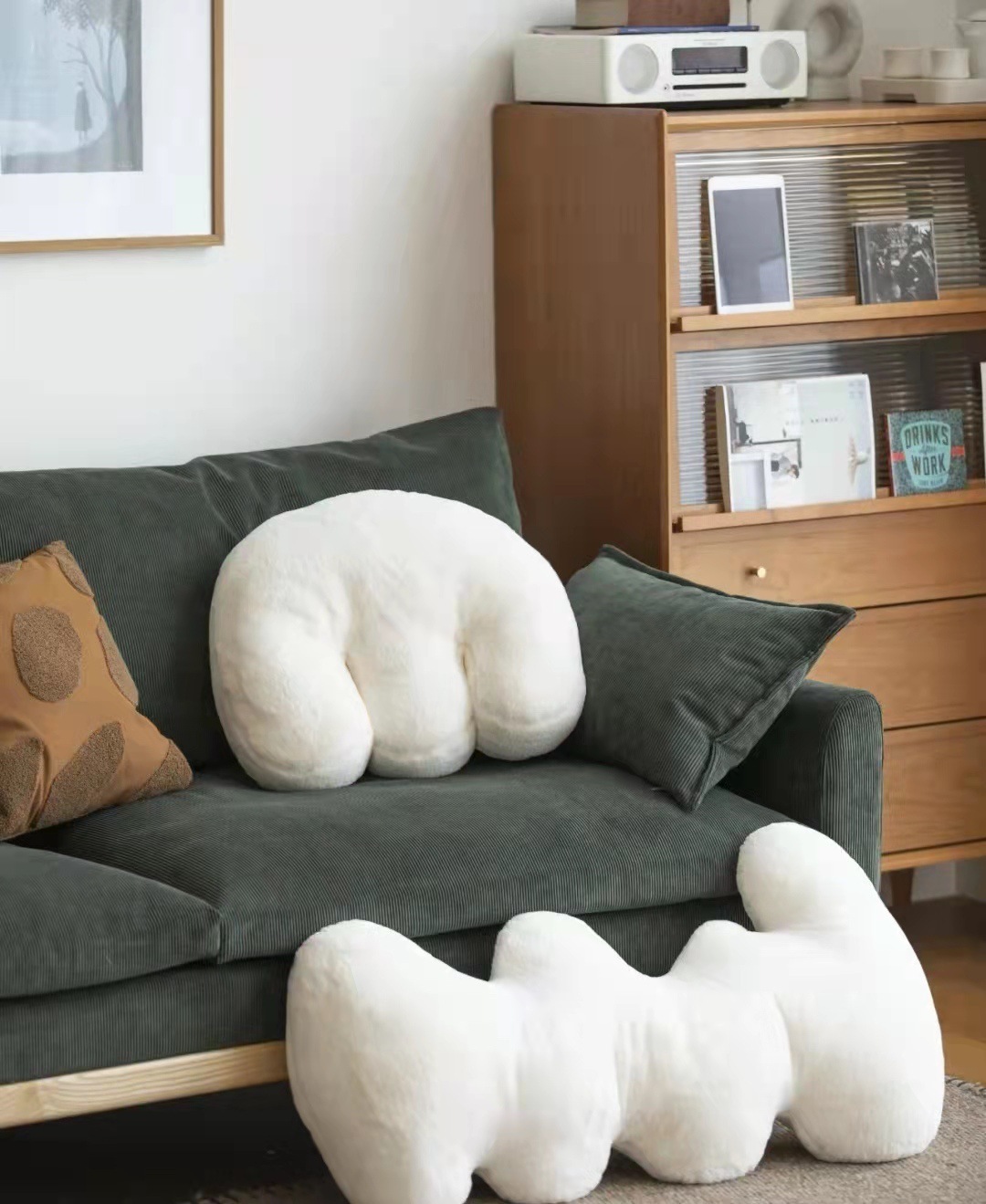 《1234》北歐風純白系列抱枕