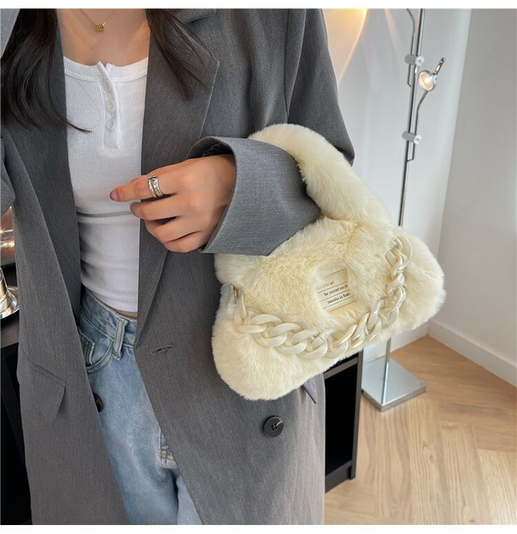 超可愛糖果毛毛包/六色/雲朵包