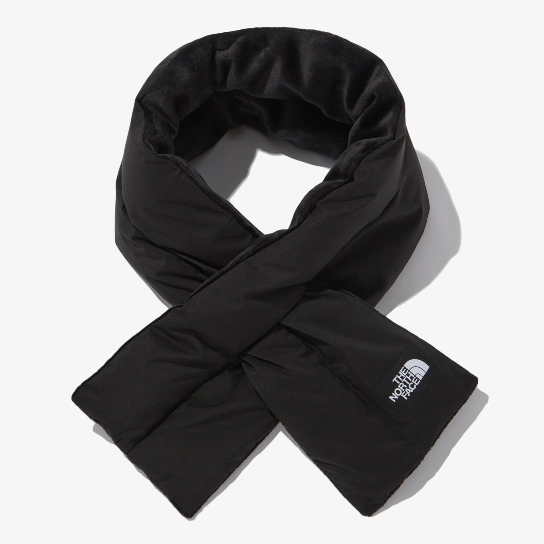 THE NORTH FACE 白標 ON-BALL COMPACT 羽絨 圍脖 圍巾 黑 NA5IN52J