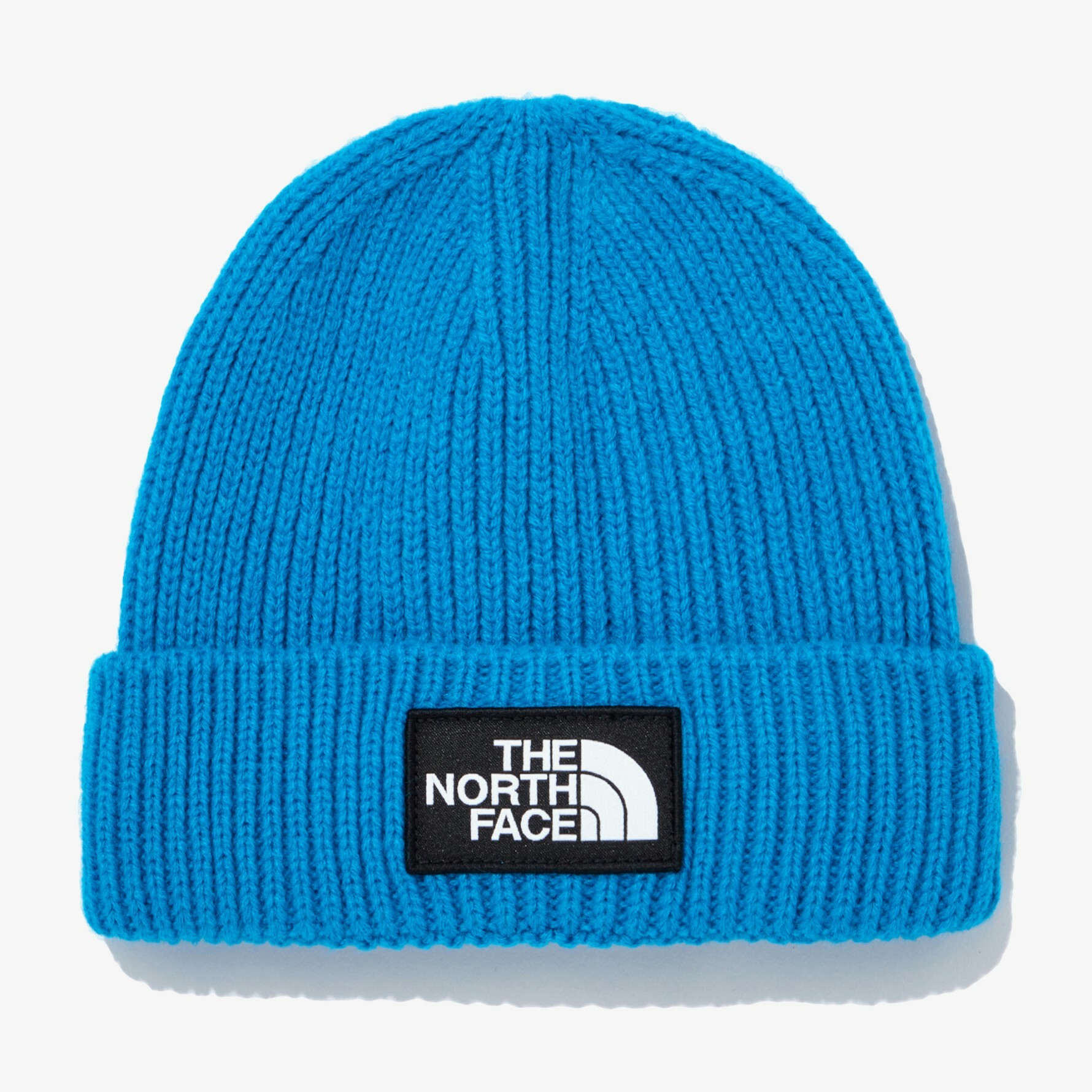 THE NORTH FACE LOGO BOX CUFFED 22AW 毛帽 藍 NE3BN72B