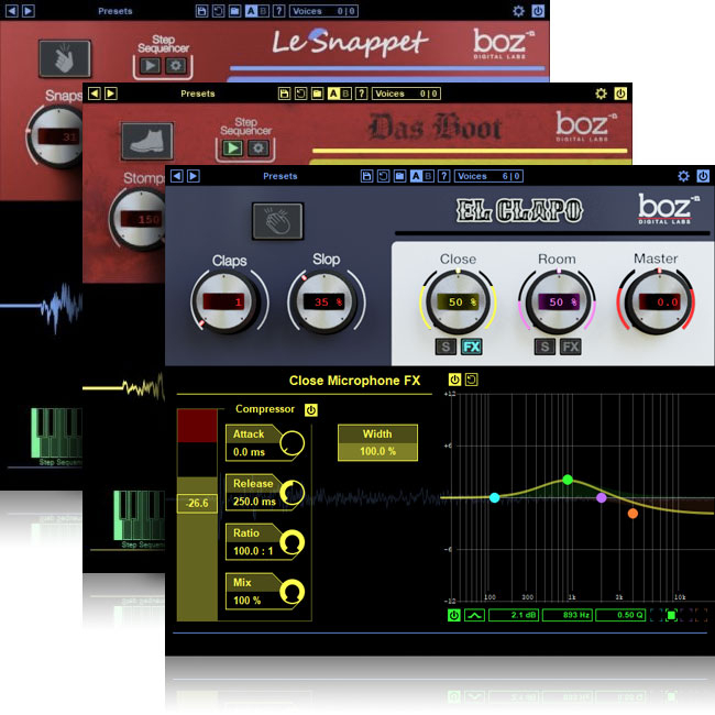 Boz Digital Labs Claps, Stomps And Snaps Bundle Plugin