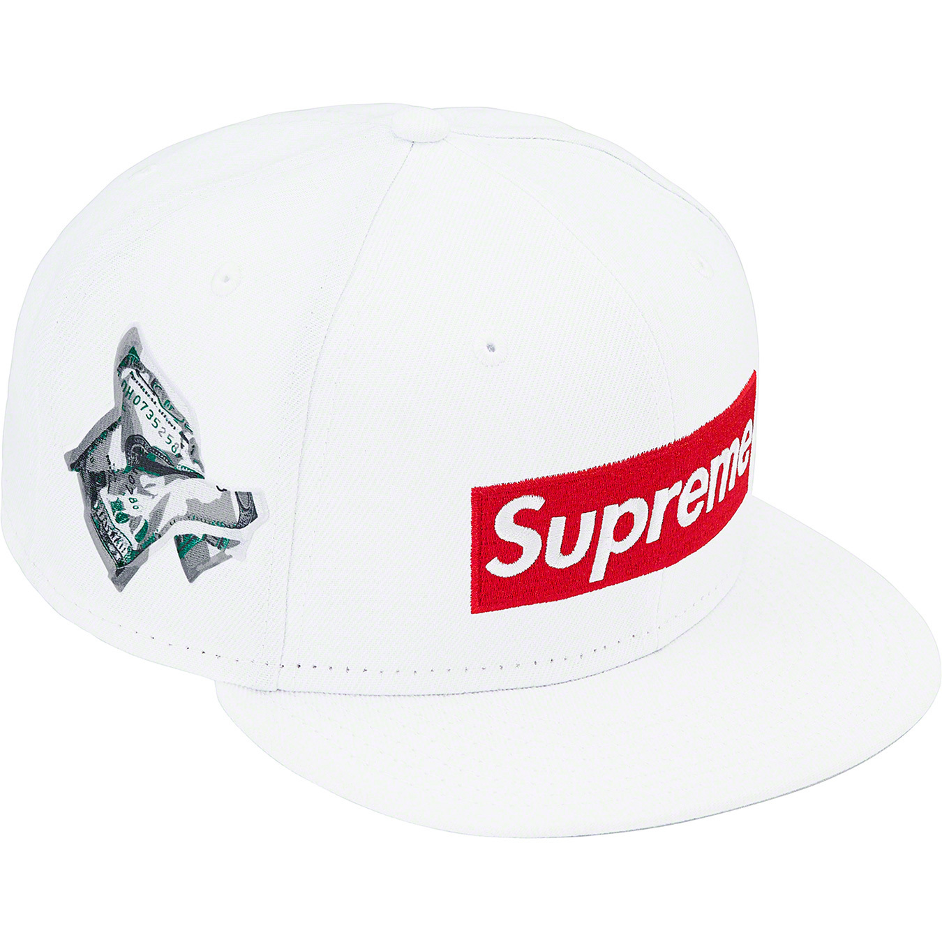 Supreme® FW22 Money Box Logo New Era® White
