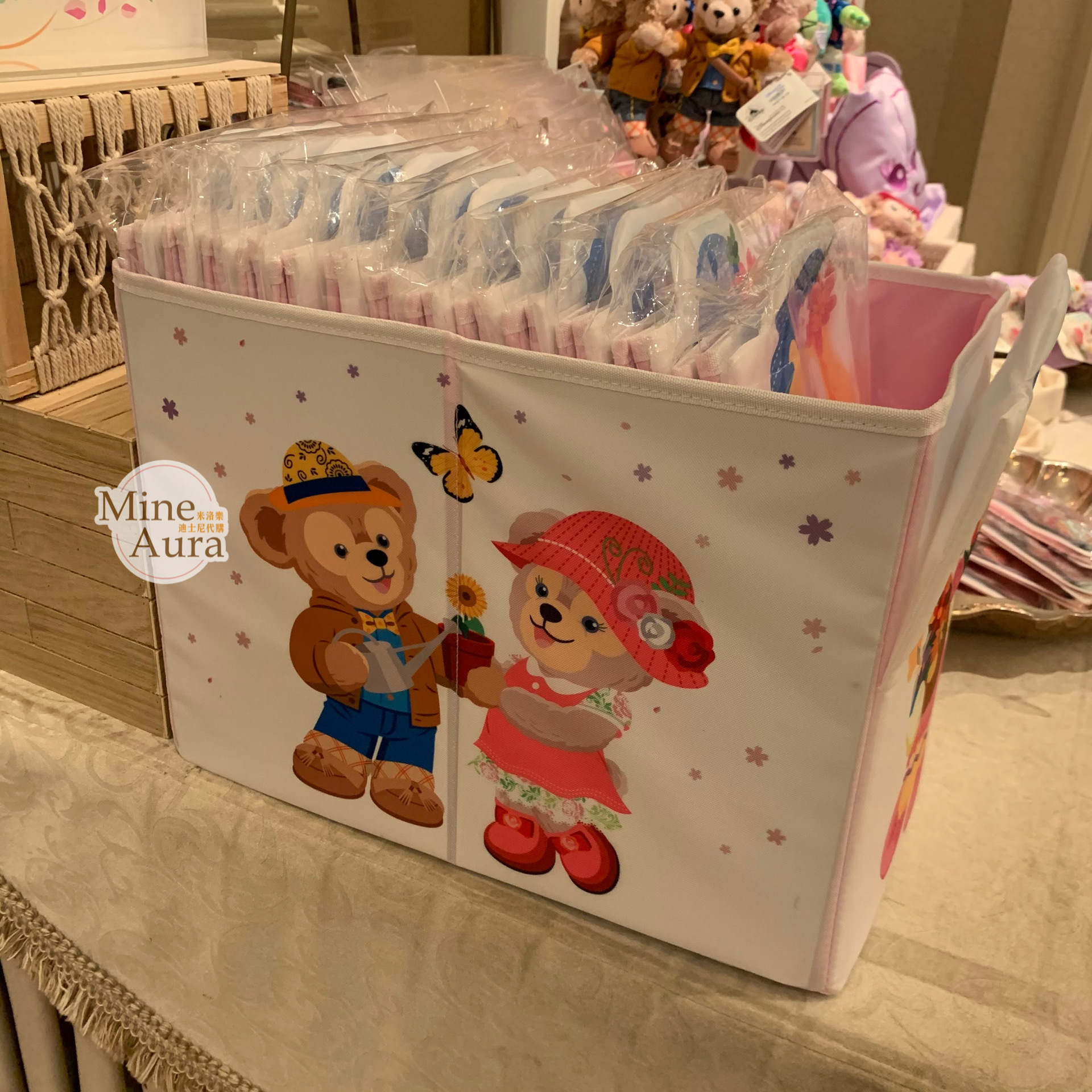 (特價現貨) 達菲 Duffy 折疊收納箱 儲物箱 D&F達菲系列 -香港迪士尼樂園