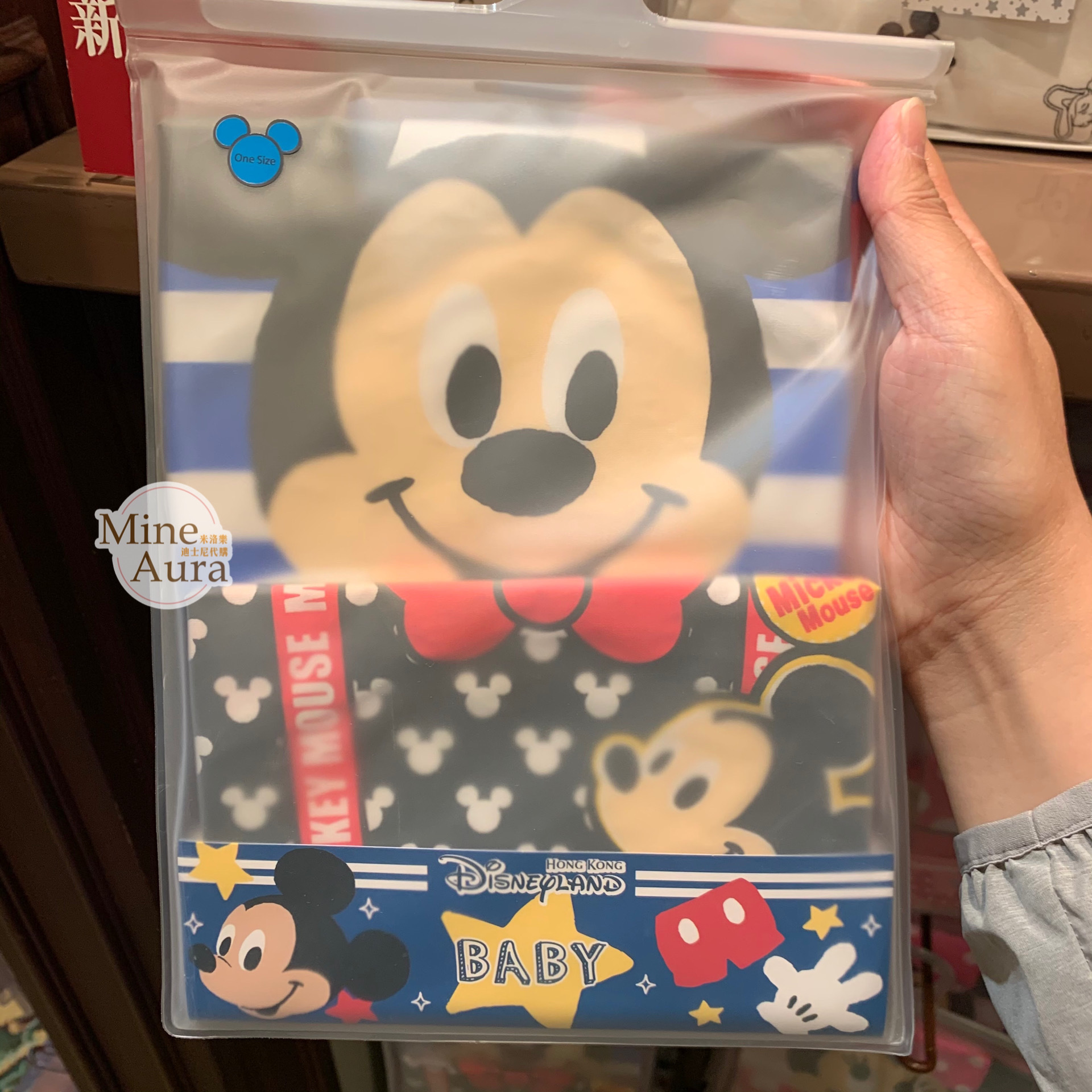 (現貨) 米奇 Mickey 防水 圍兜兜 飯兜 2入組 -香港迪士尼樂園