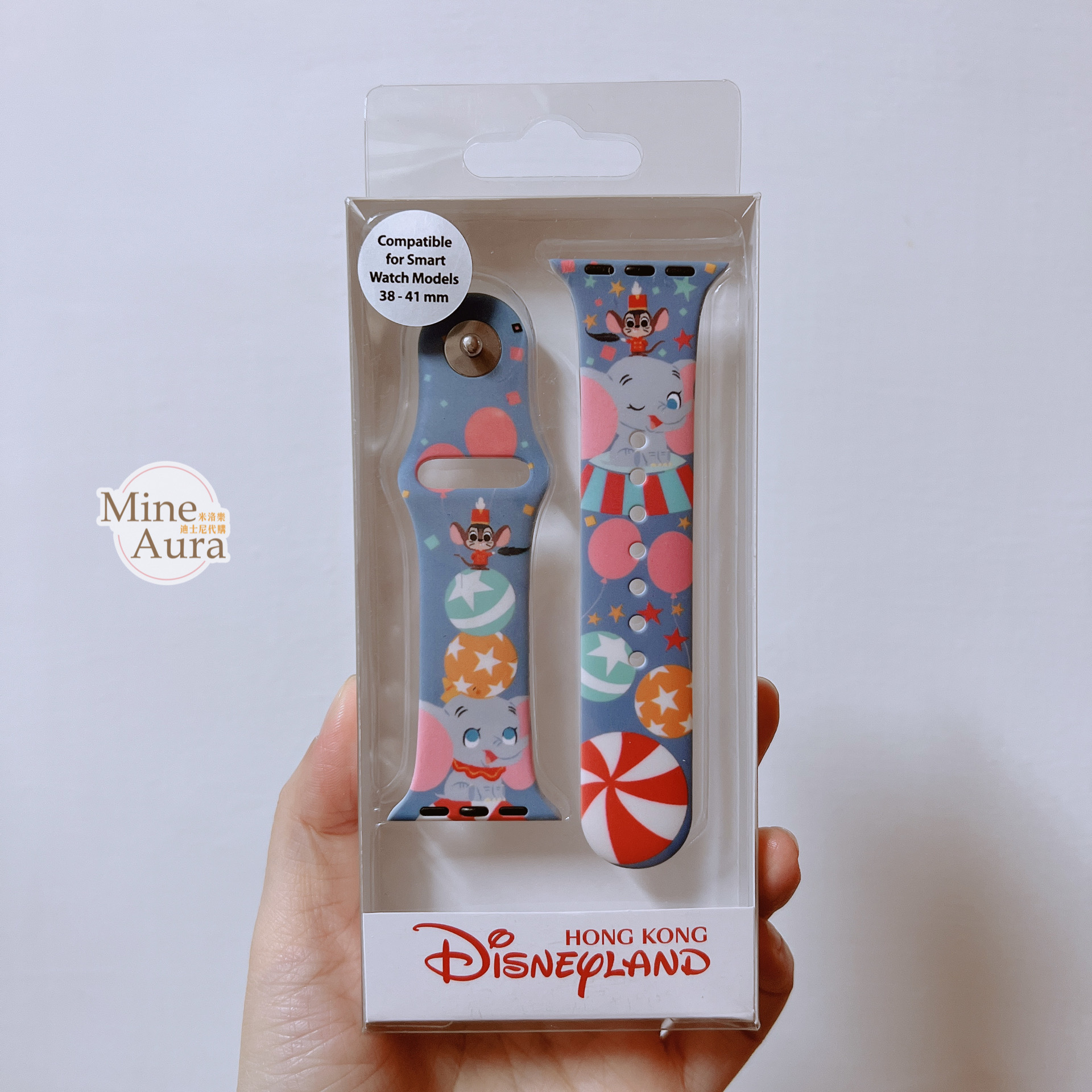小飛象 Dumbo 馬戲團圖案 Apple Watch 錶帶 適用38-41mm -香港迪士尼樂園