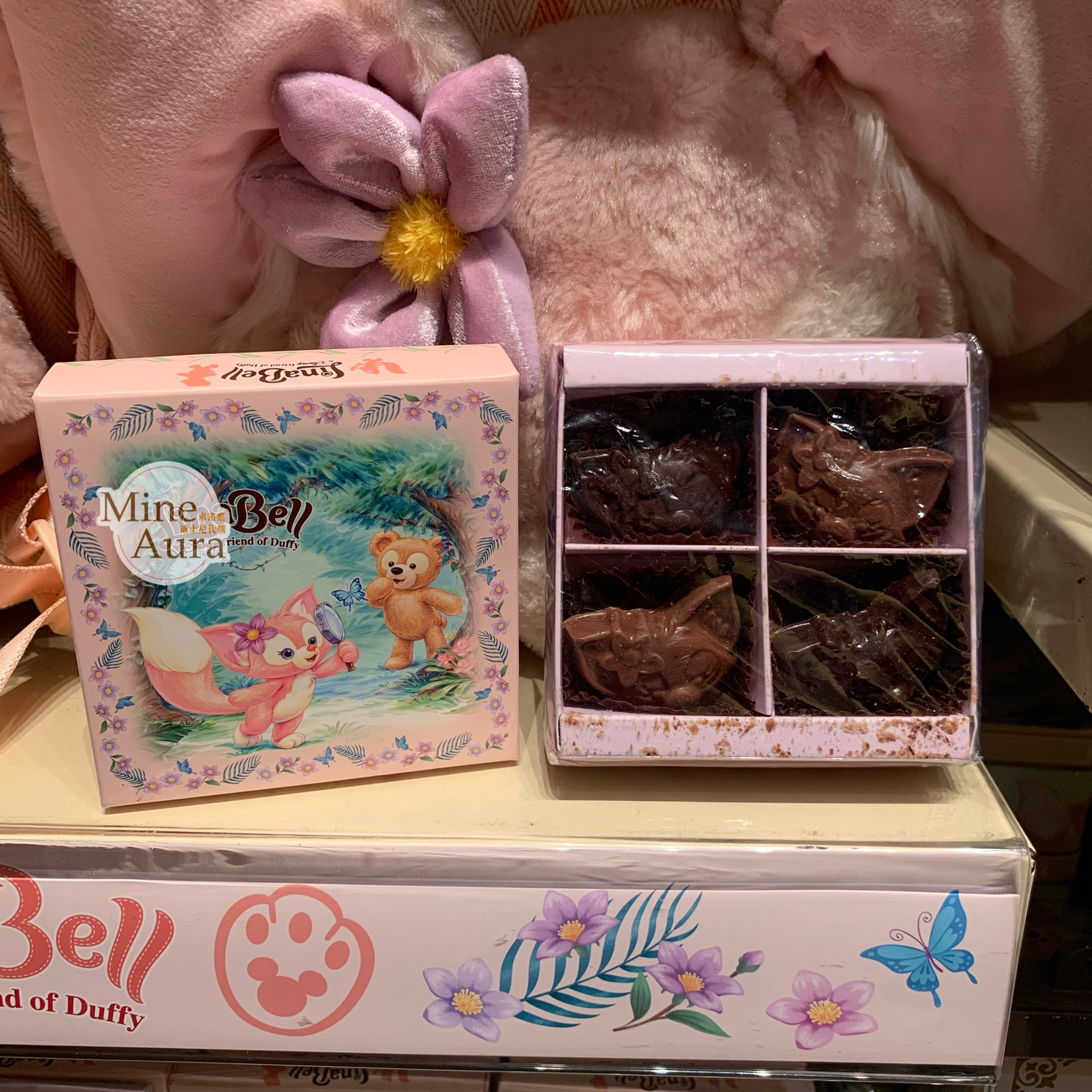 玲娜貝兒 Lina bell 大頭造型 巧克力盒 -香港迪士尼樂園