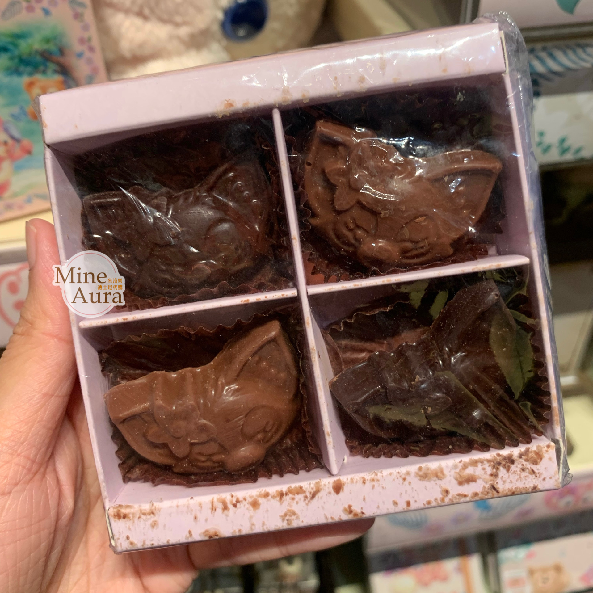 玲娜貝兒 Lina bell 大頭造型 巧克力盒 -香港迪士尼樂園