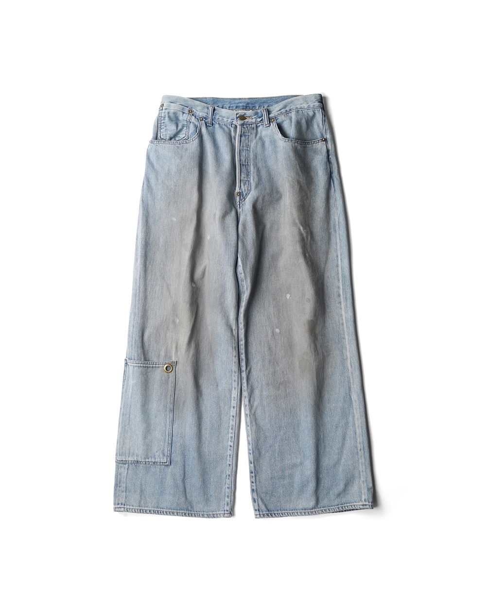 refomed - RIGHT HANDED DENIM PANTS / USE WASH