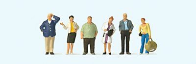 Preiser 10734 HO規 Travelers with backpacks 背背包的旅客