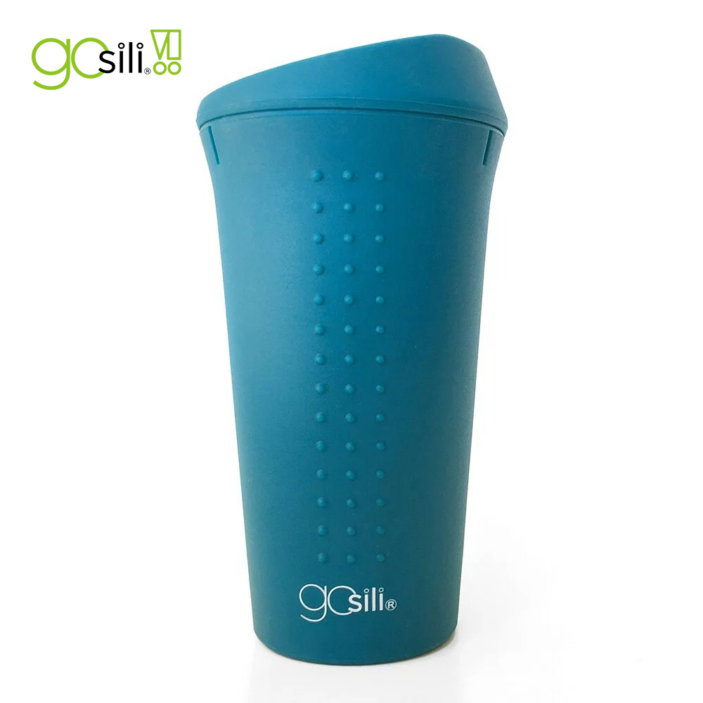 美國GoSili/Silikids ❚ 16oz ❚TOGO矽膠隨行杯--湛藍