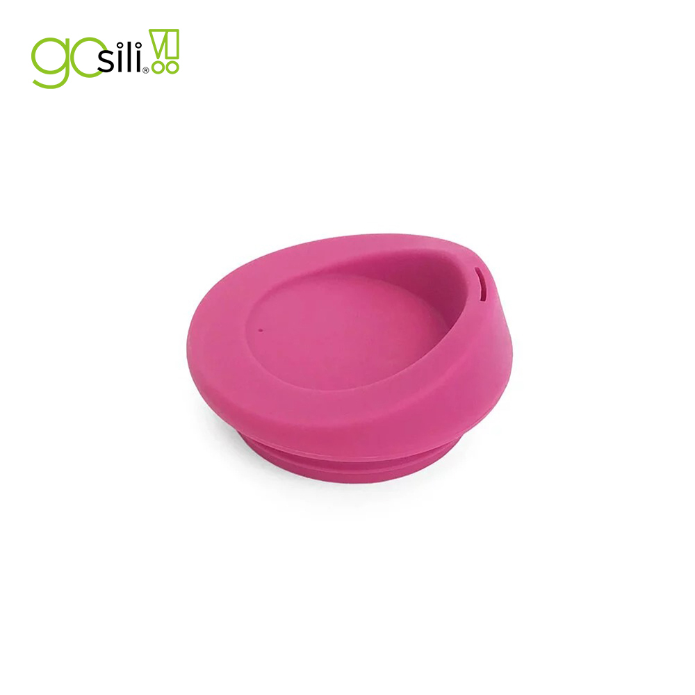 美國GoSili/Silikids【TOGO矽膠隨行杯蓋】小桃紅