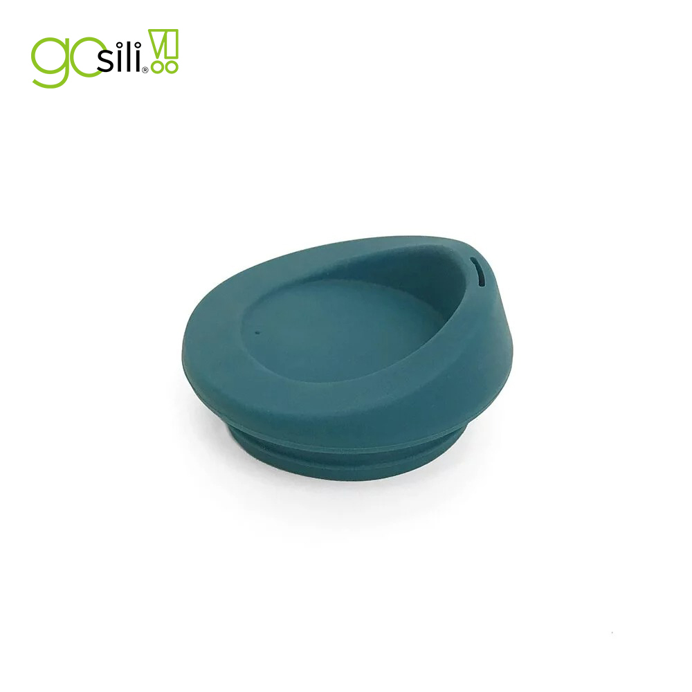 美國GoSili/Silikids果凍餐具【TOGO矽膠隨行杯蓋】湛藍