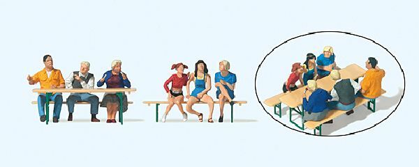 Preiser 10783 HO規 Wine Festival 葡萄酒節