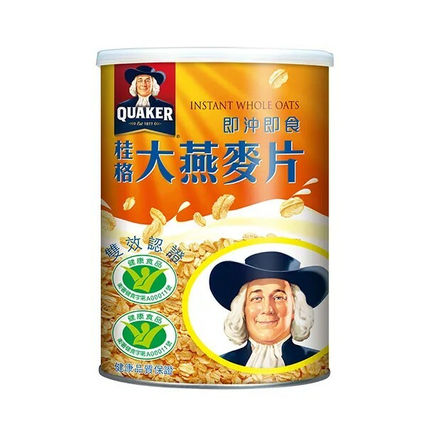 【桂格】大燕麥片700g+100g/罐