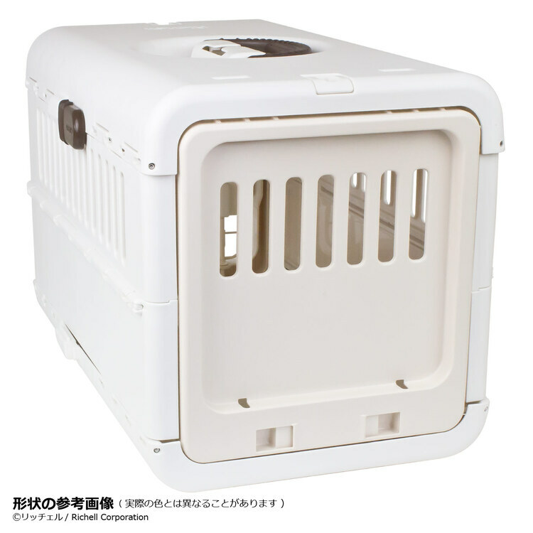 Richell 可折疊寵物籠 (象牙白色) - M