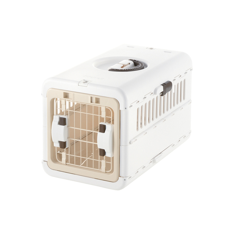 Richell 可折疊寵物籠 (象牙白色) - S