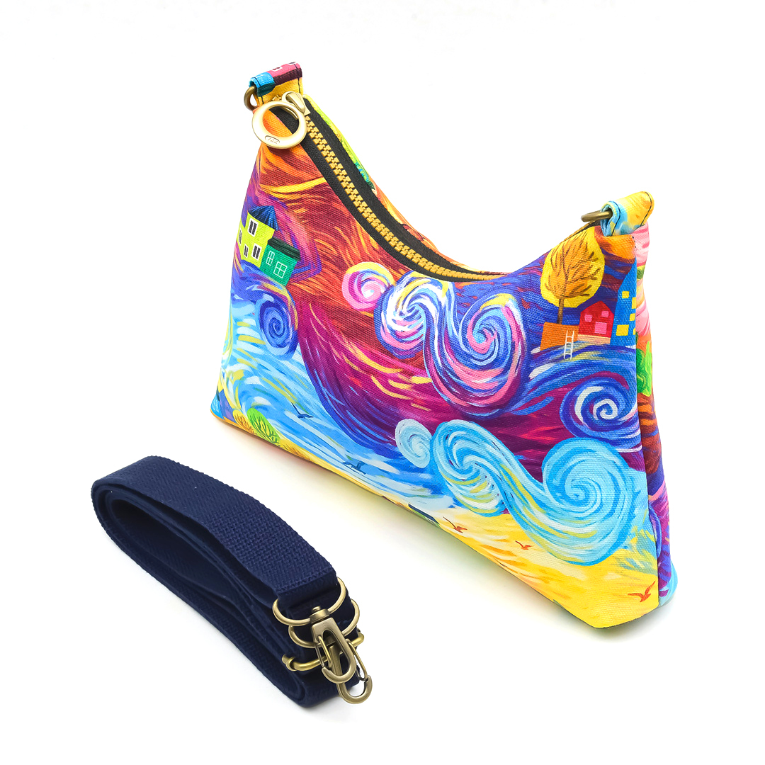 販售原尺寸【紙型】(彎彎肩背包)