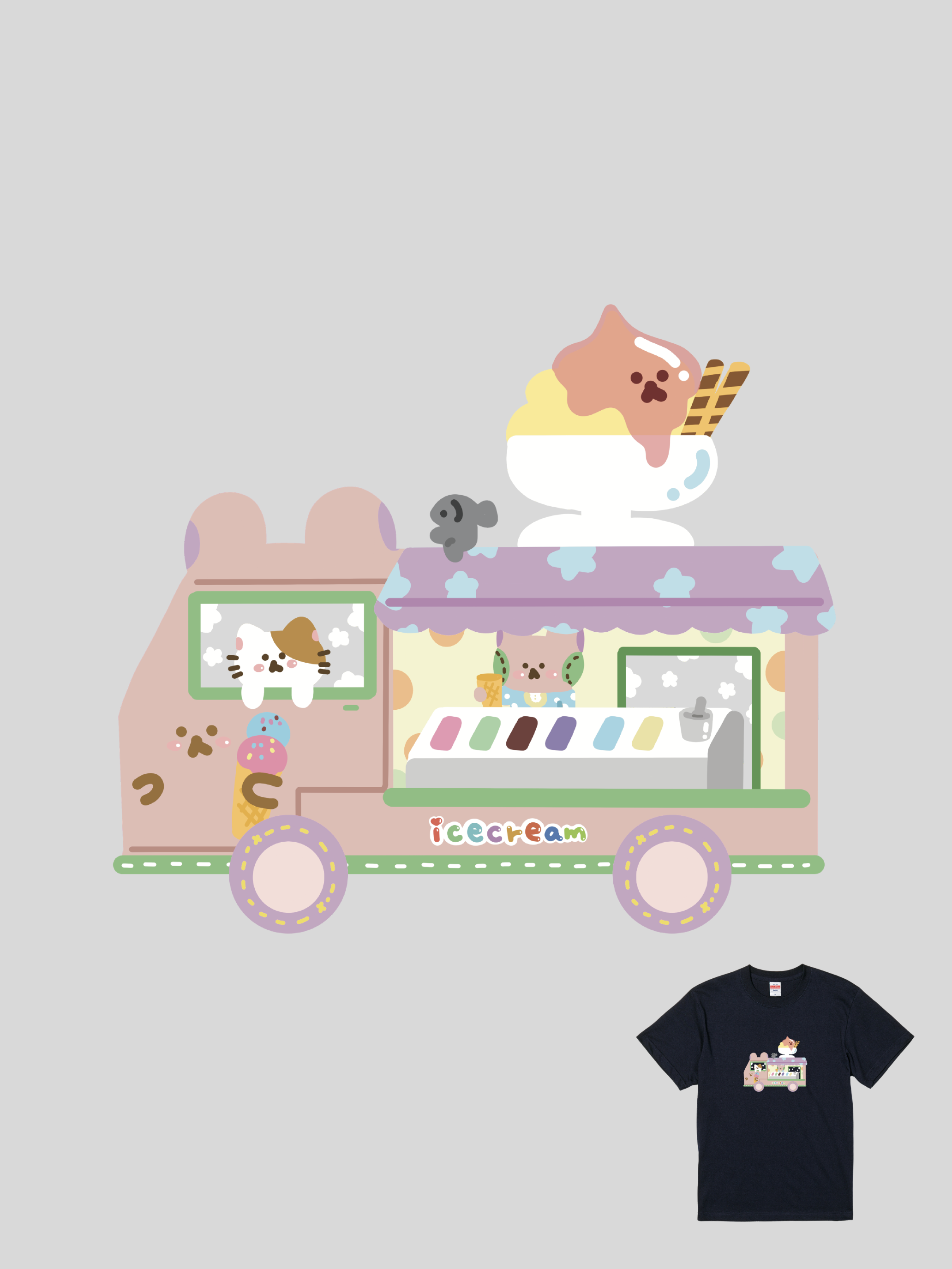 渣男熊宇宙觀聯名T｜104330106