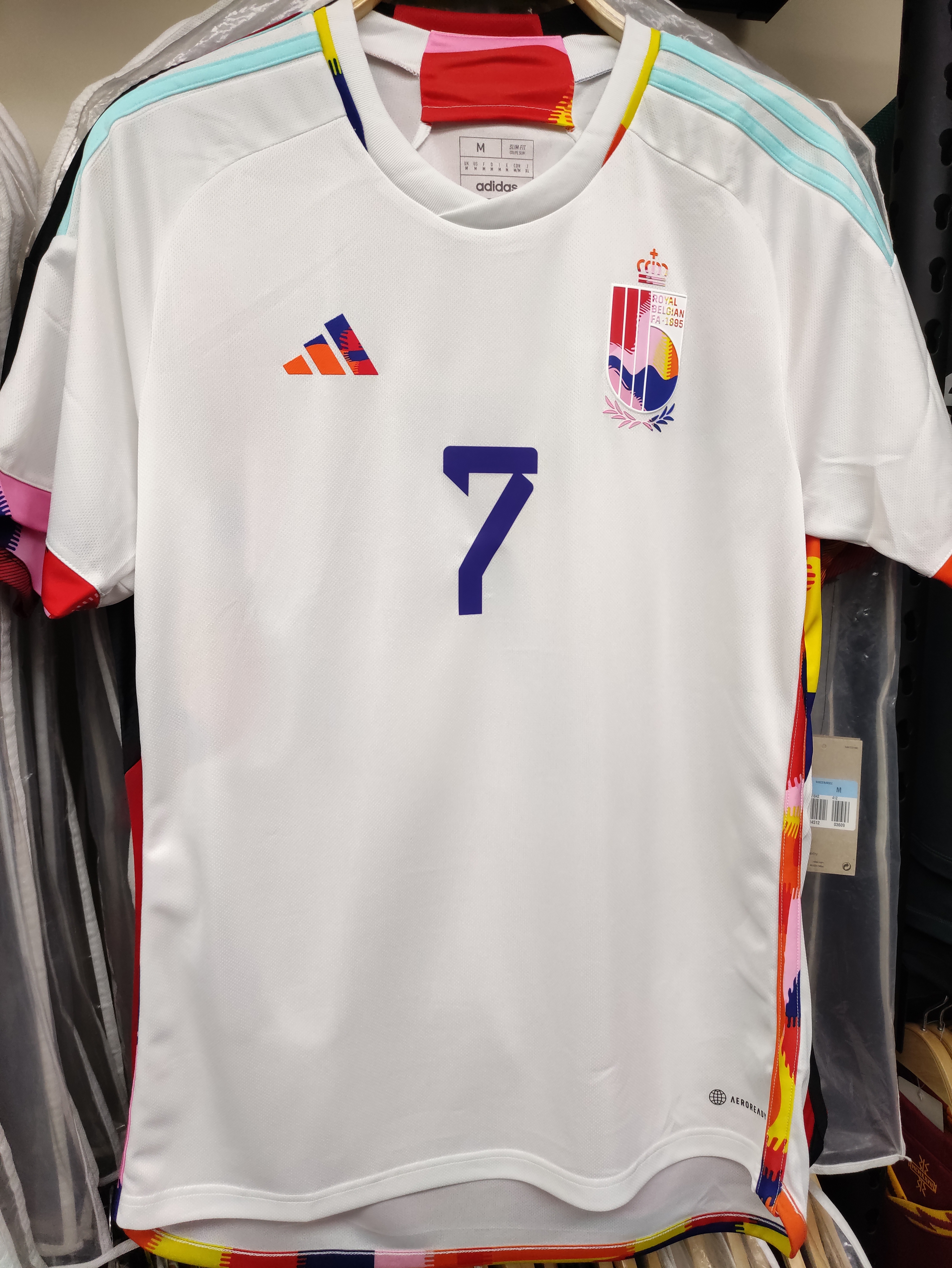 2022世界杯比利時國家隊作客迪布尼球迷版球衣