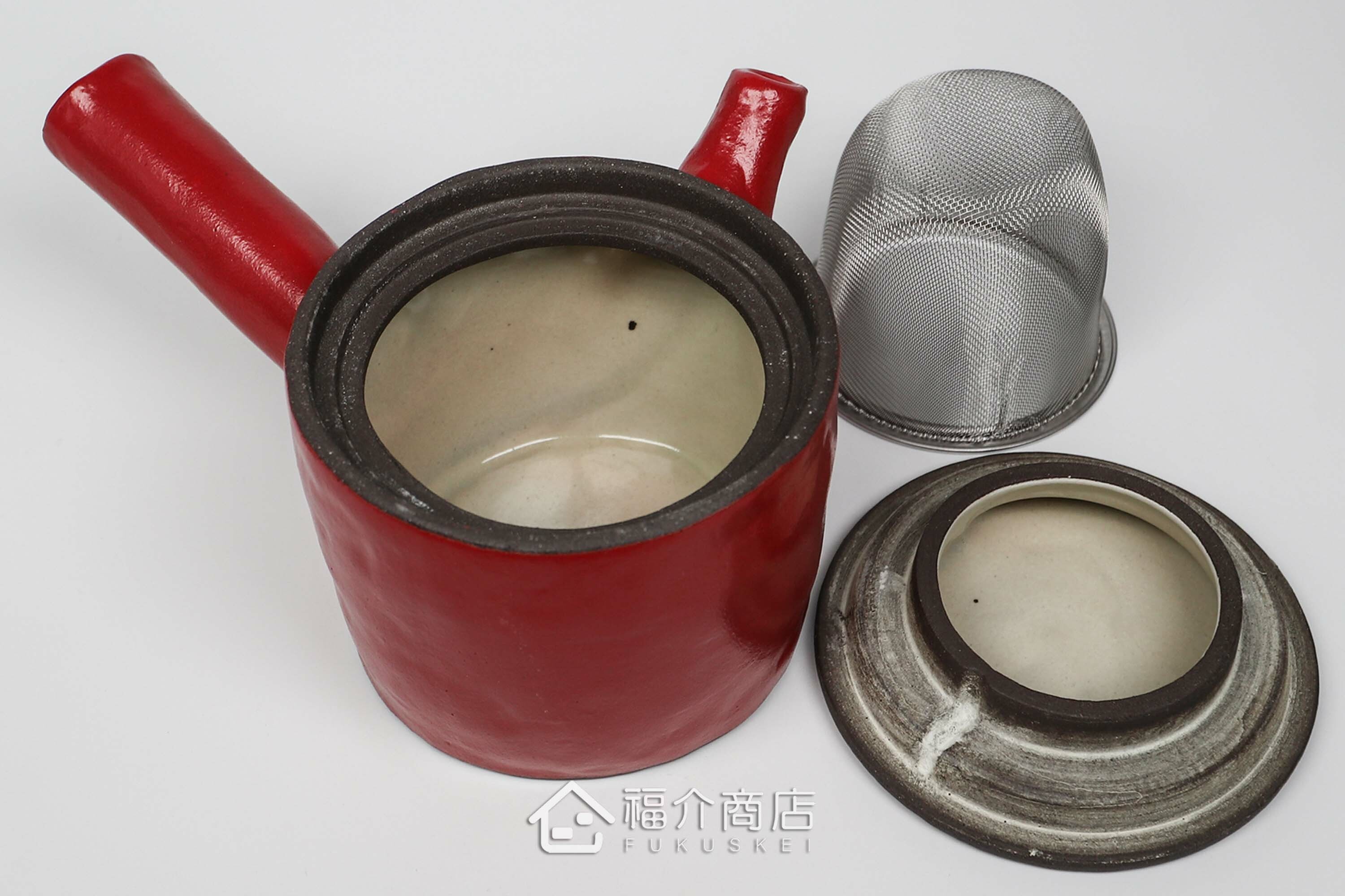 泡茶用的紅色陶茶壺