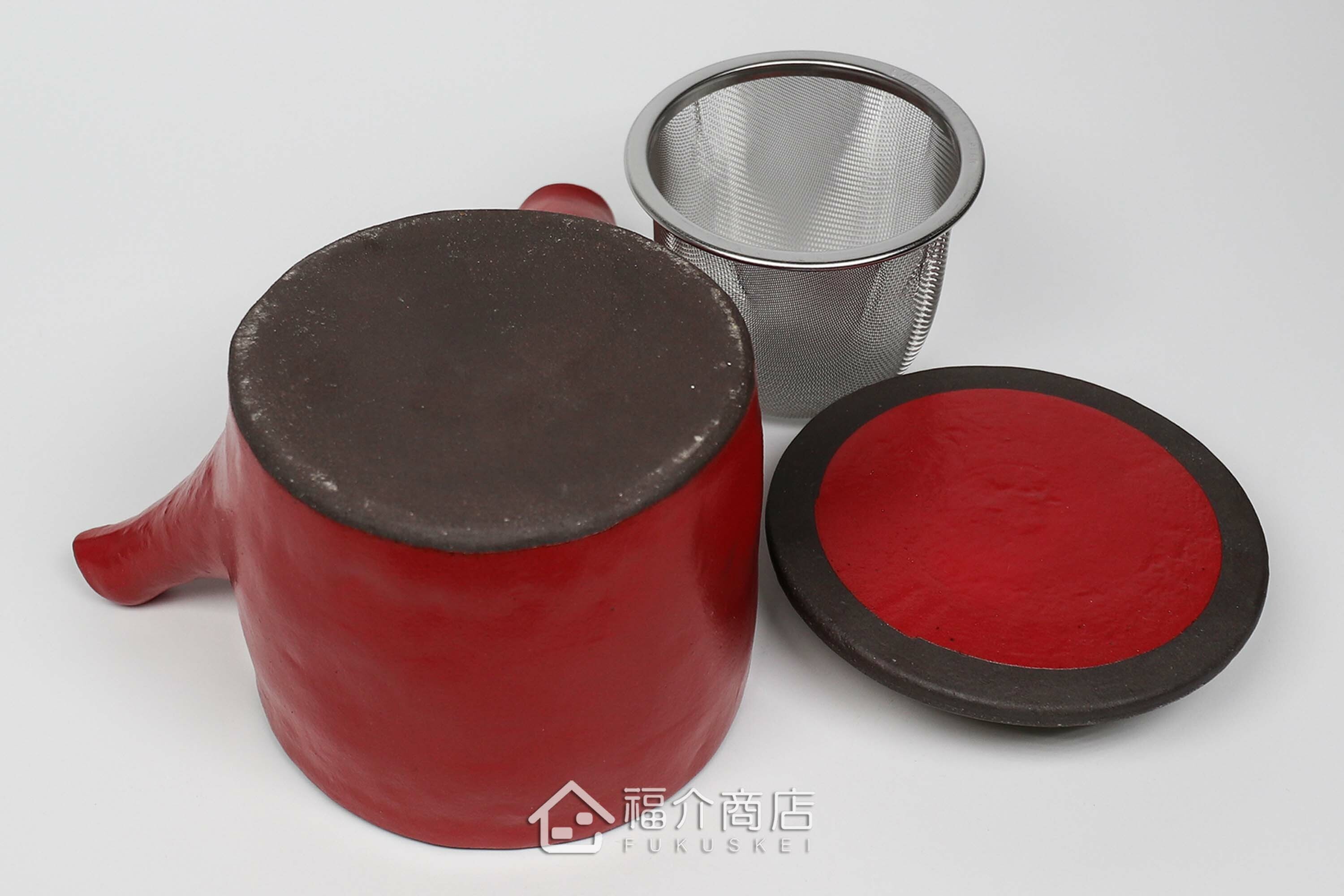 泡茶用的紅色陶茶壺