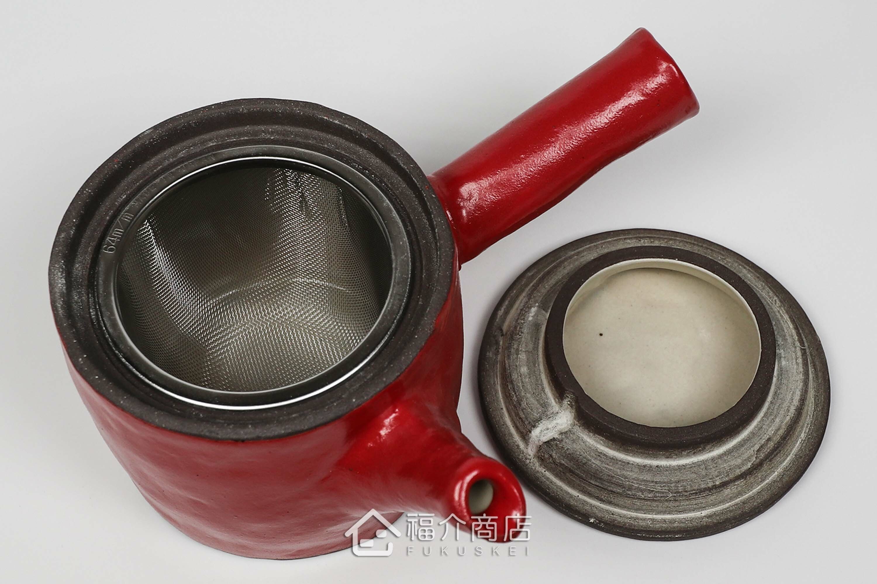 泡茶用的紅色陶茶壺