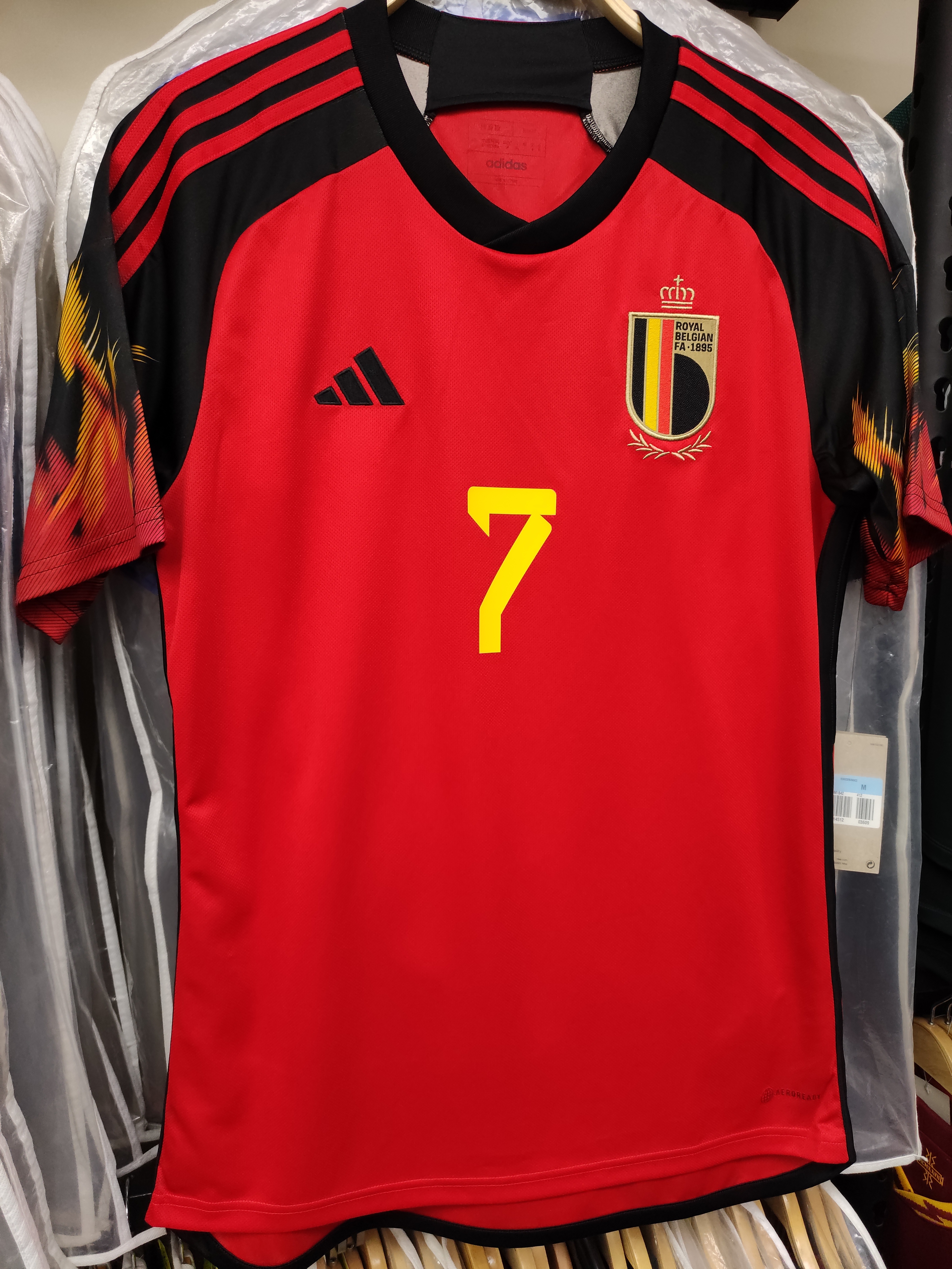 2022世界杯比利時國家隊主場迪布尼球迷版球衣