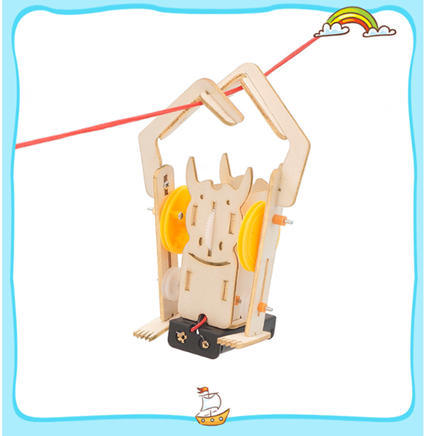 STEM爬繩機器DIY材料包 J-17