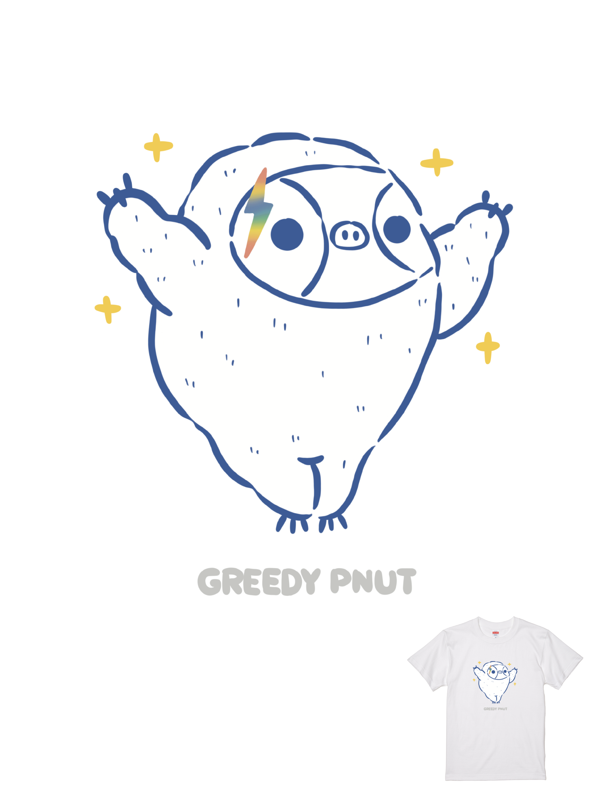 Greedy pnut聯名T｜104300101