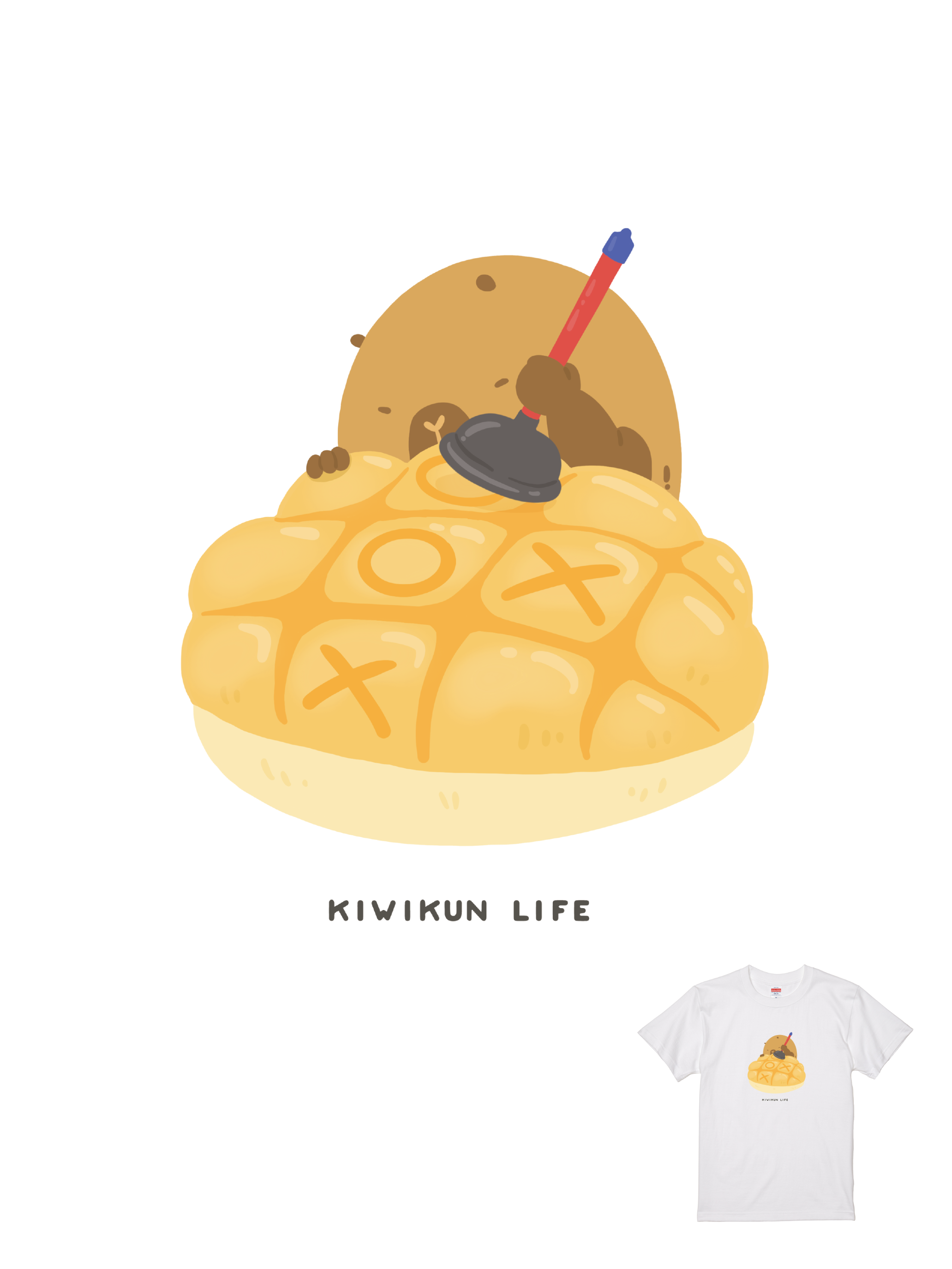 kiwikunlife聯名T｜104310108