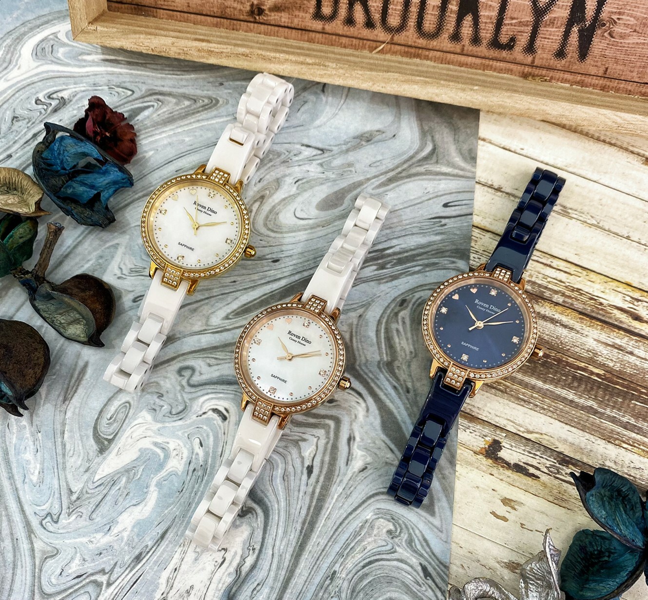 【Roven Dino 羅梵迪諾】晶鑽奢華陶瓷錶  RD6094G(金)/ RD6094BU (藍)/ RD6094RG(玫瑰金) 28mm 現代鐘錶