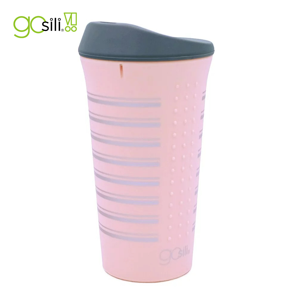 美國GoSili/Silikids ❚ 16oz ❚TOGO矽膠隨行杯--銀河粉