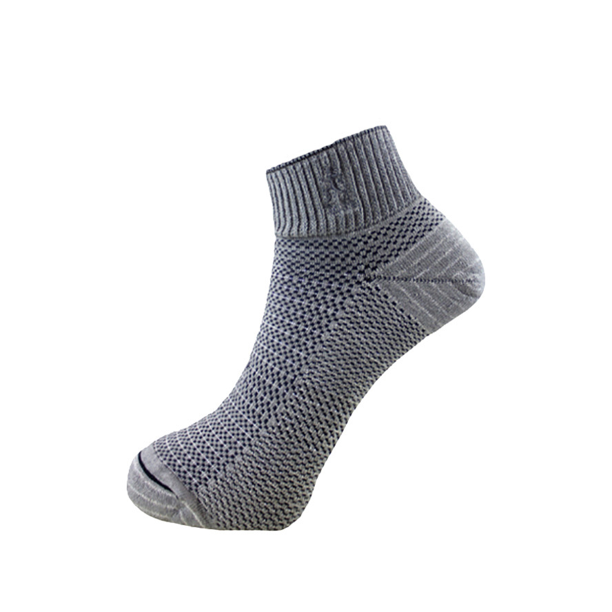 YUFA。日本銀纖維。竹炭紗。1/4運動襪。801