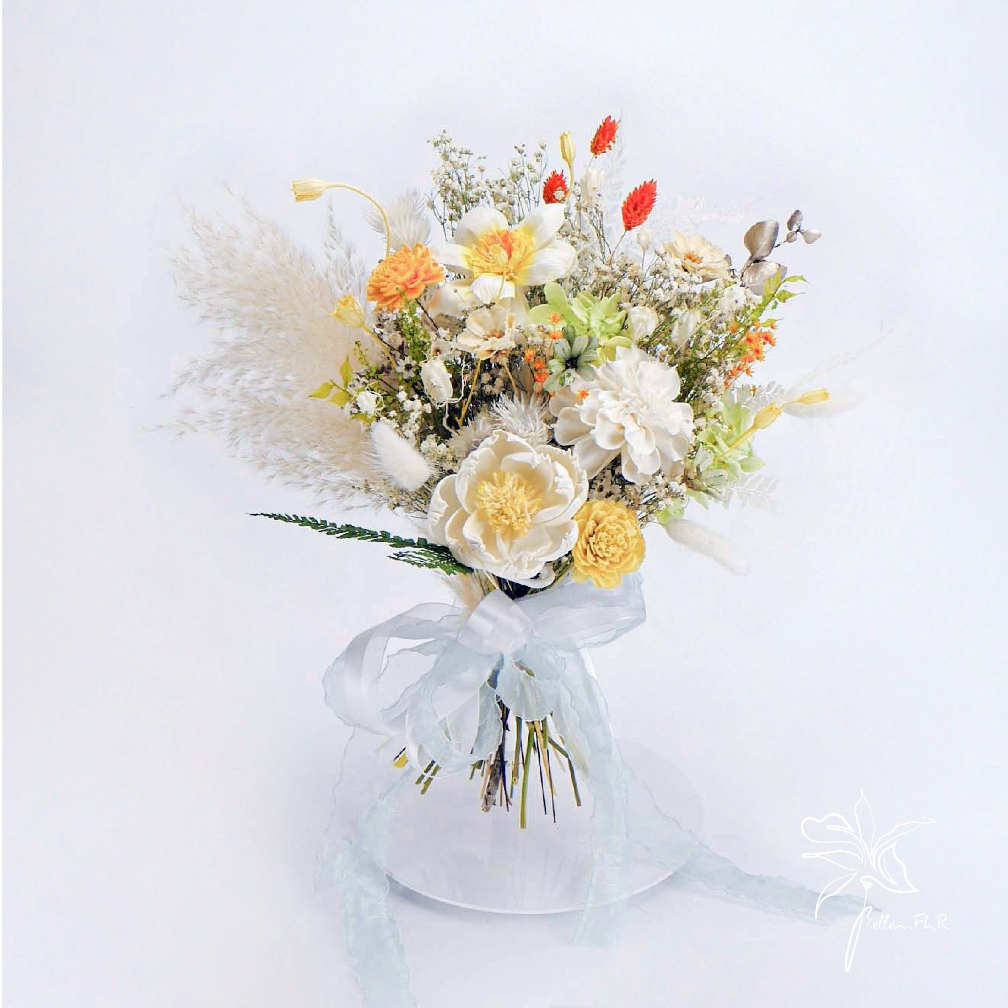 【秋末微風】全乾燥大型捧花