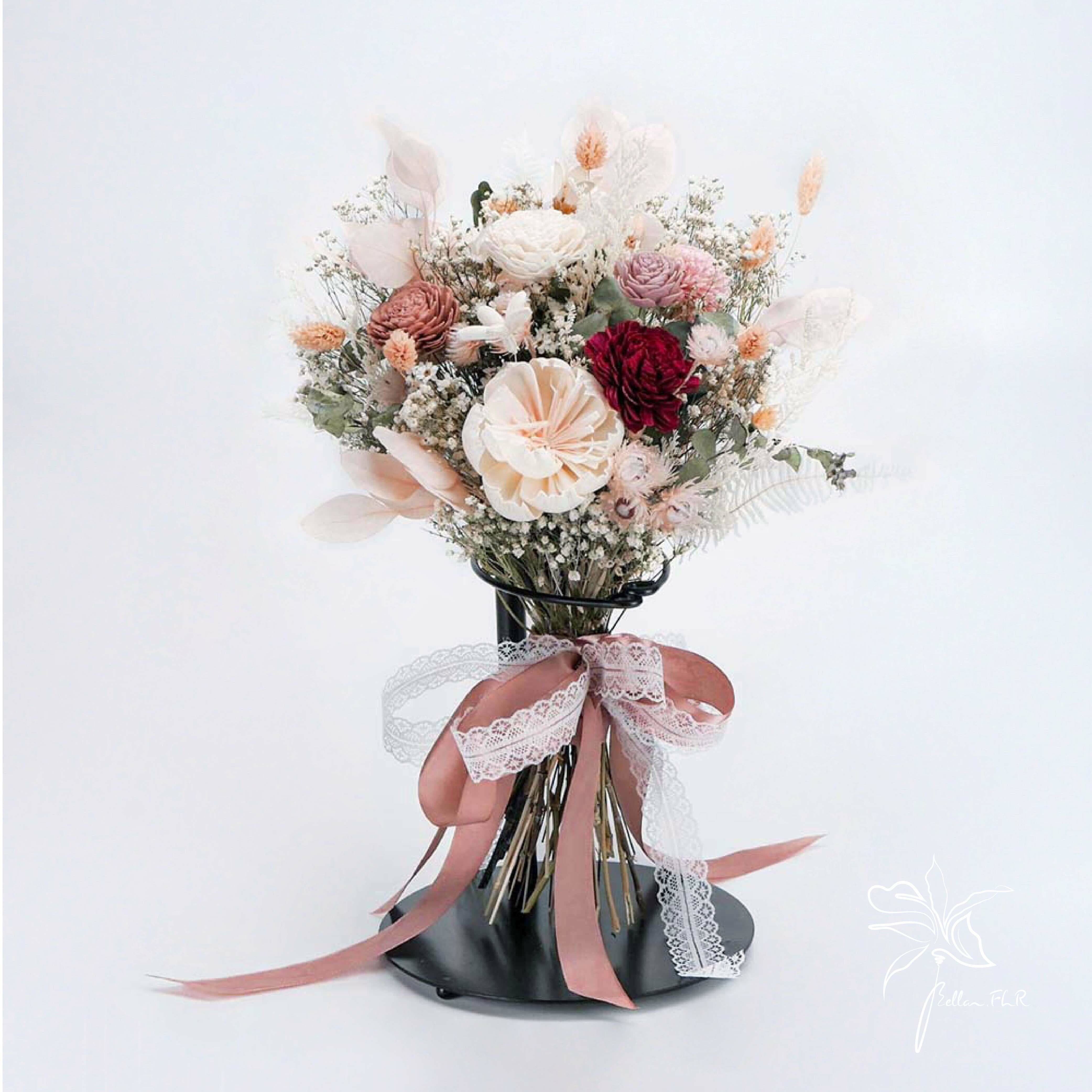 【心的歸屬】全乾燥中型捧花