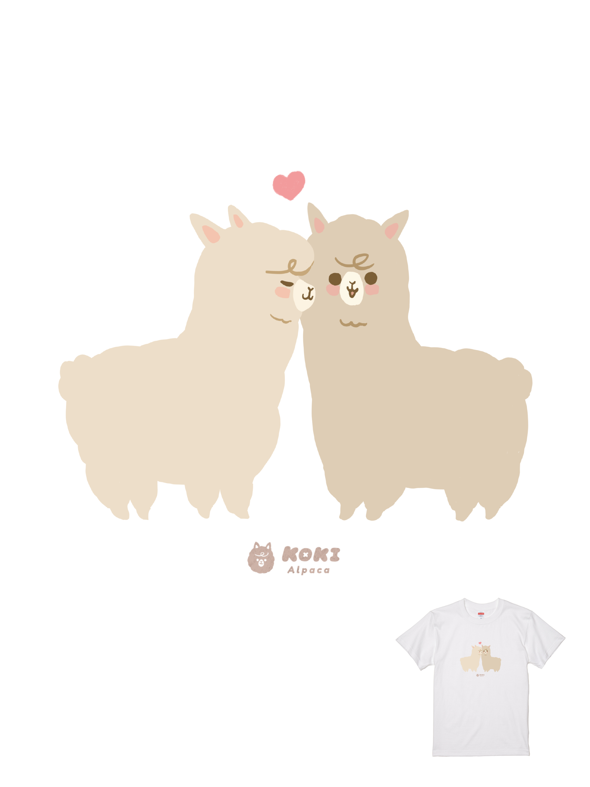 Kokialpaca聯名T｜104270135