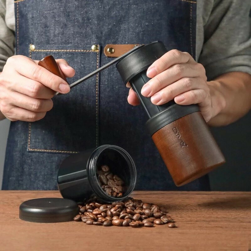 【Hook's嚴選】DRIVER雙軸承伸縮磨豆機 (附保護殼)