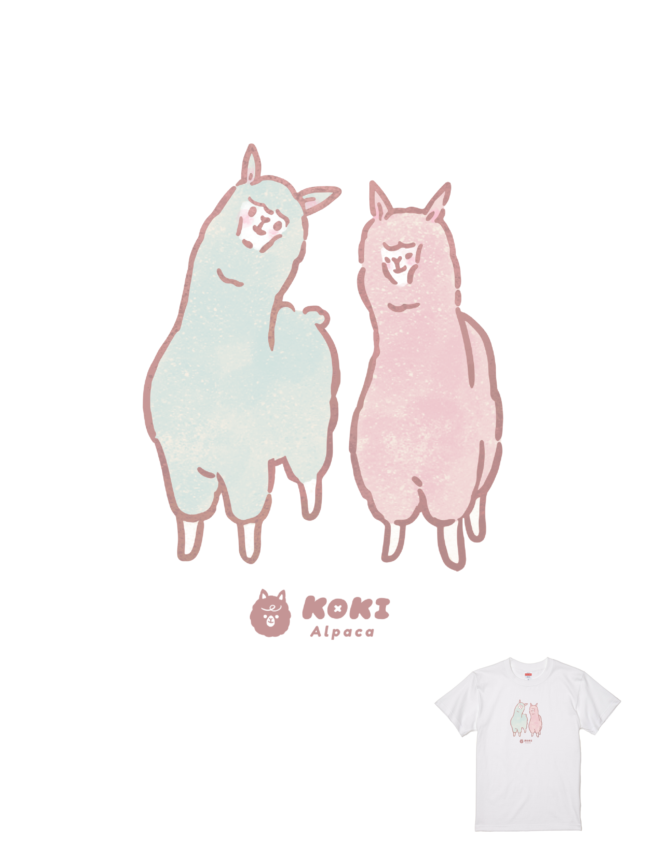 Kokialpaca聯名T｜104270117