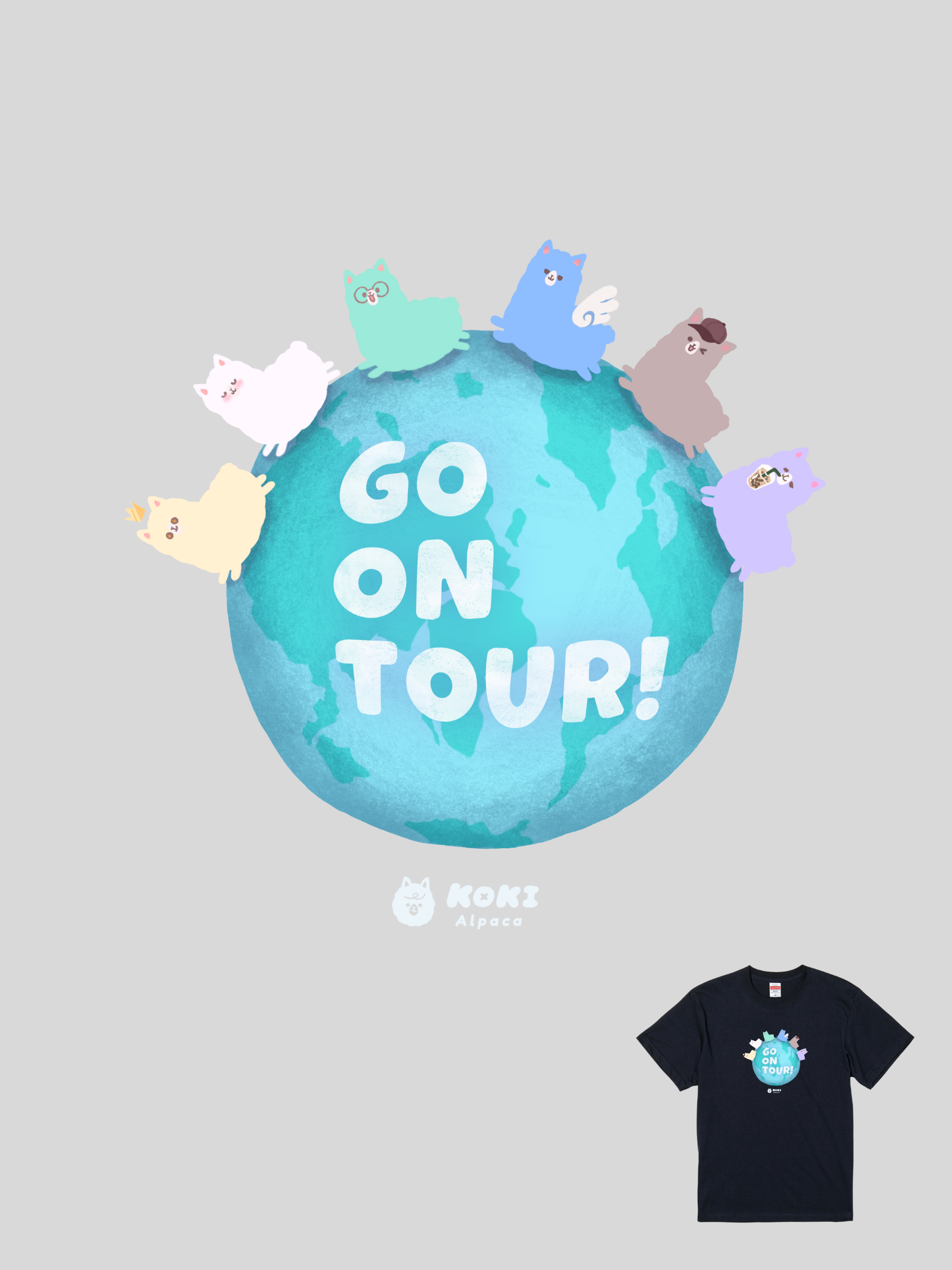 Kokialpaca聯名T｜104270110