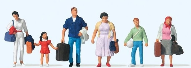 Preiser 10784 HO規 Travelers 旅客