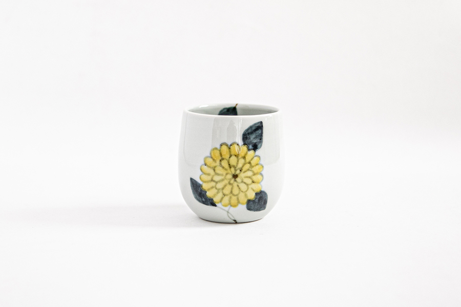 德永遊心-彩繪菊 茶杯