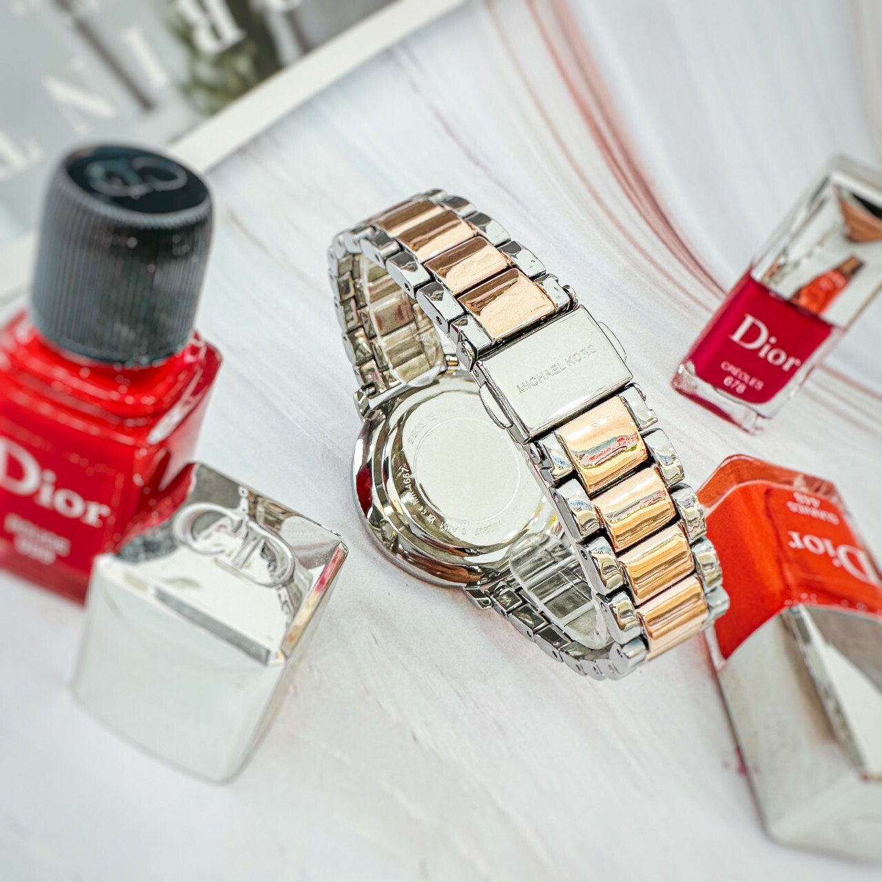 【MICHAEL KORS】晶鑽奢華LOGO時尚腕錶 MK4667 38mm 現代鐘錶