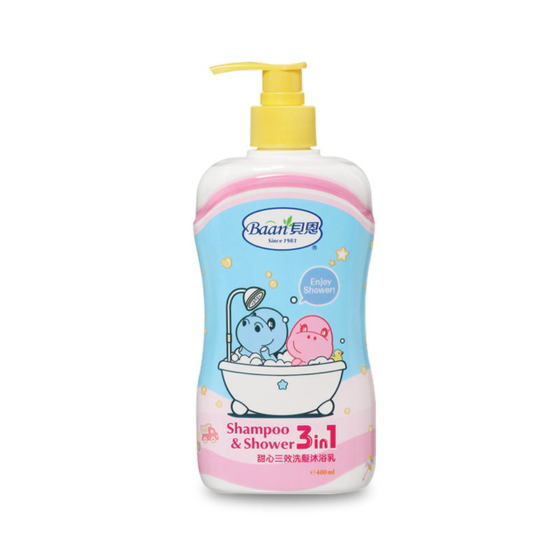 Baan 貝恩 甜心三效洗髮沐浴乳400ml