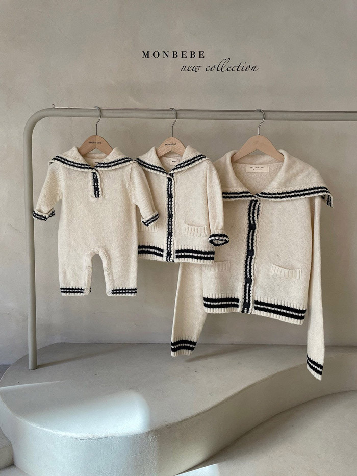 Monbebe Family Cardigan and bodysuit
