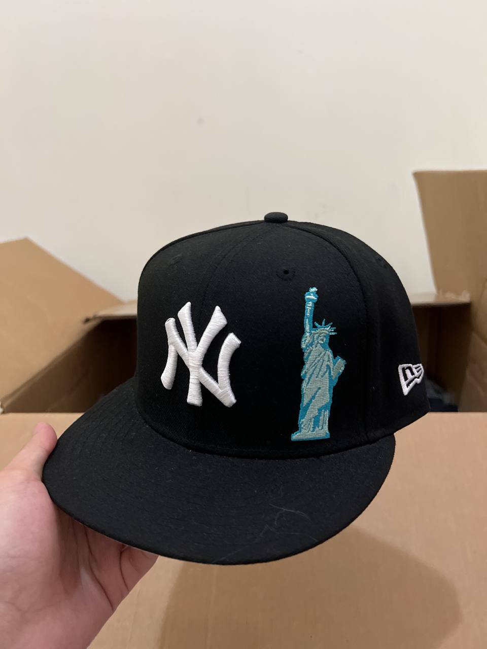 [S] MLB 21248321-718 NEWYORK YANKEES HAT,BLACK, 402094438798 (SMLB183)