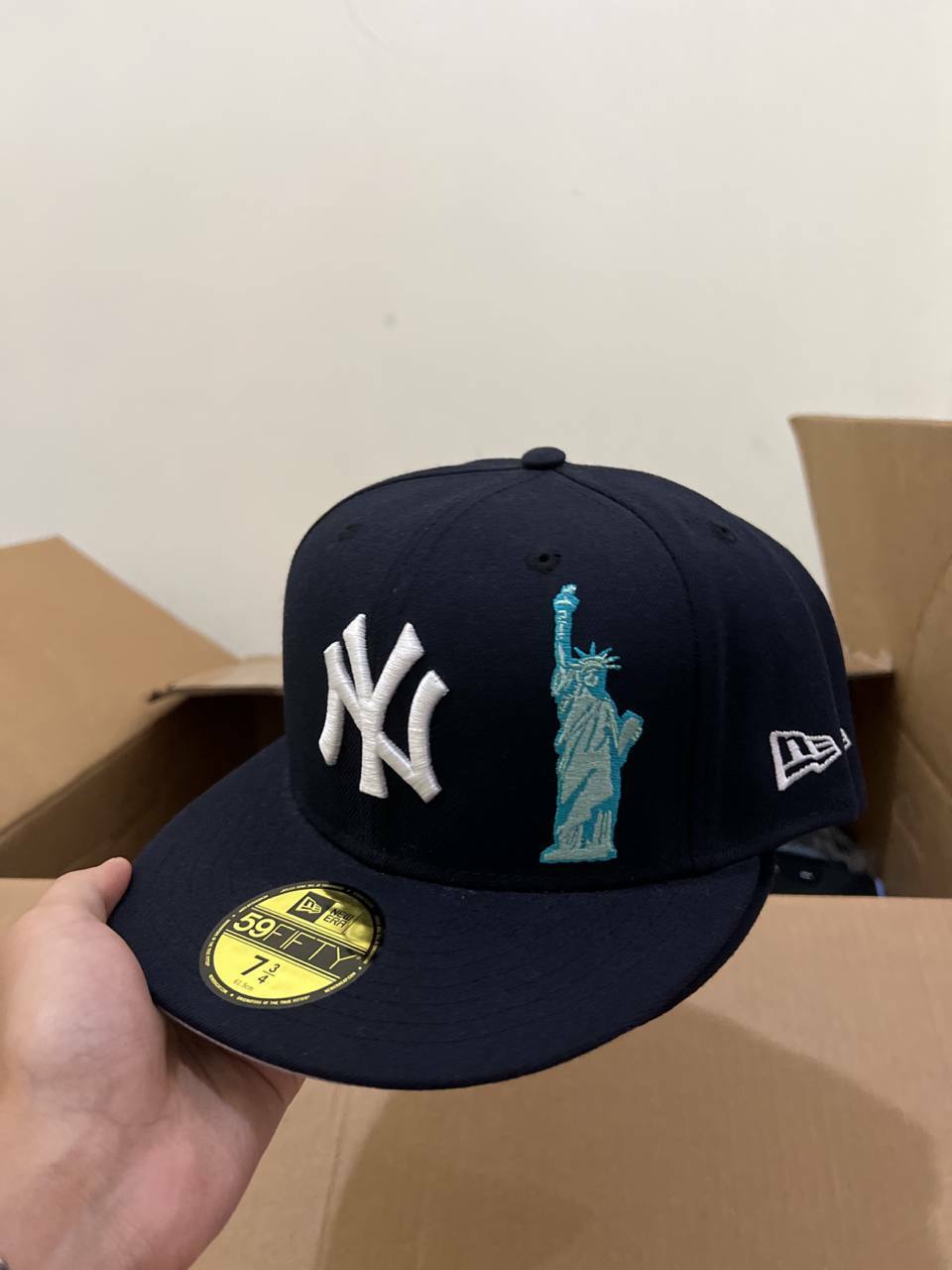 [S] MLB 21273029-734 NEW YORK YANKEES CITY DESCRIBE,MARINE BLUE, 402096604184 (SMLB184)