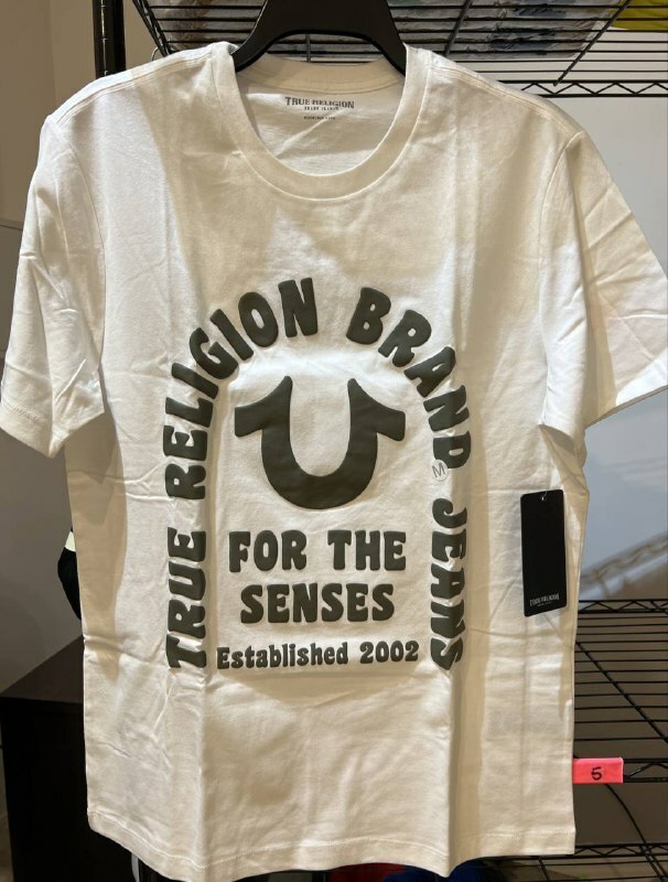 [S] TRUE RELIGION ART SS OG,OPTIC WHITE, 105564-OPTIC WHITE, FINAL SALE (STR80)