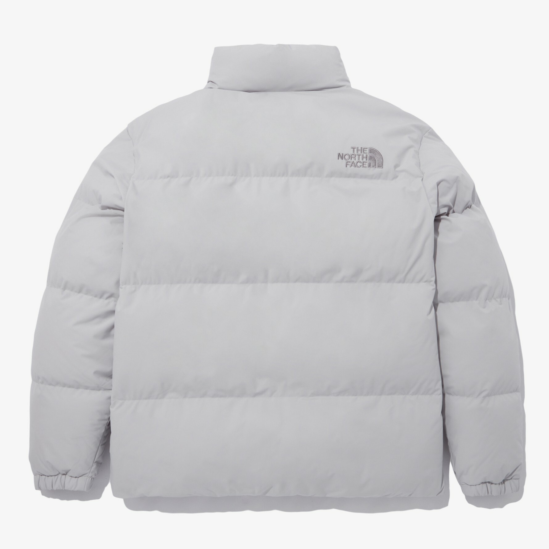 THE NORTH FACE 白標RIVERTON ON BALL 羽絨外套淺灰NJ3NN52K