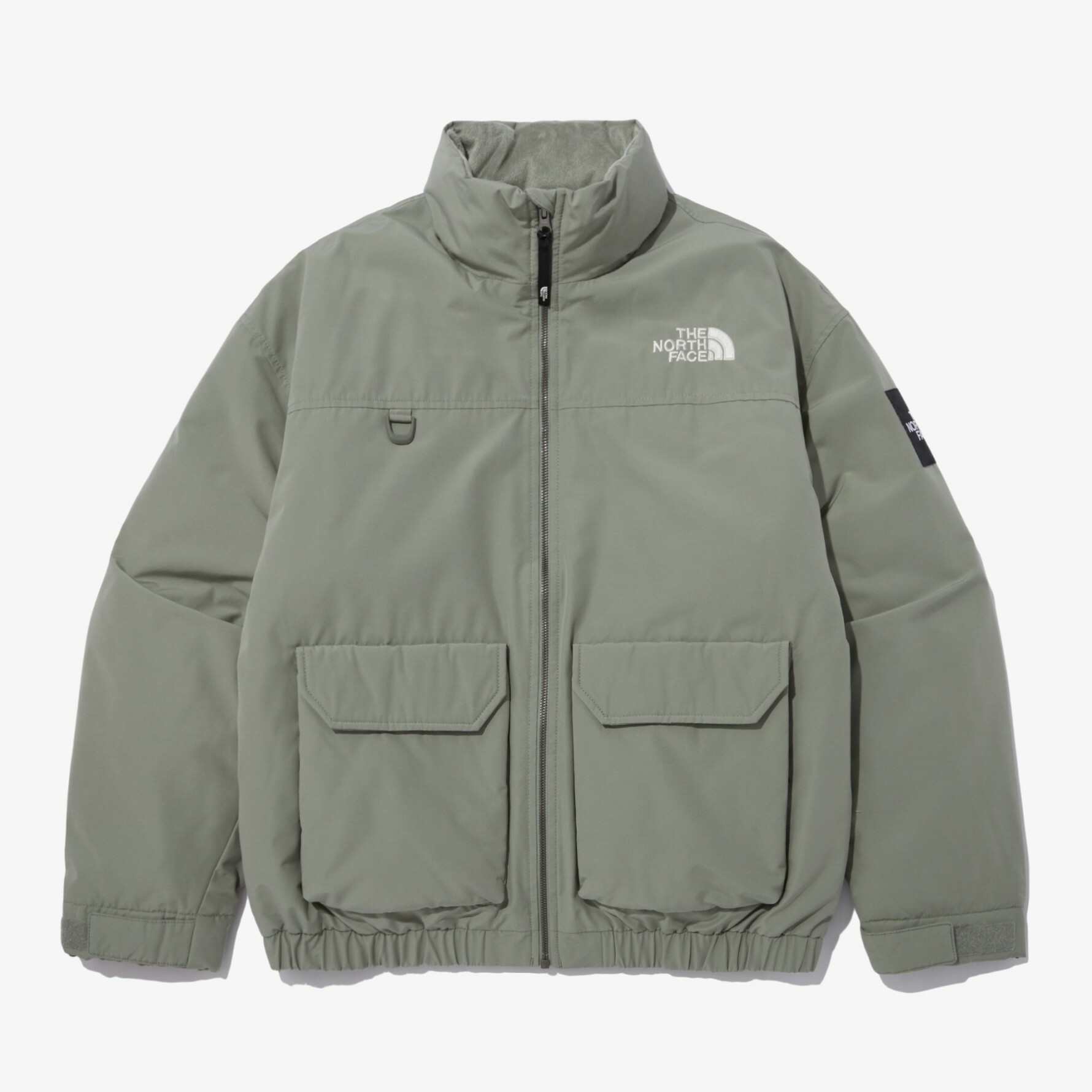 THE NORTH FACE 白標 NEILTON DOWN 立領 大口袋 外套 淺綠 NJ1DN55L